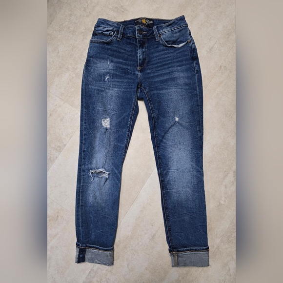 Lucky Brand Cuffed Skinny Jeans - Picture 1 of 5